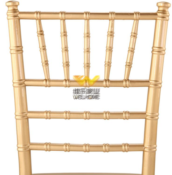 Hotel event furniture wooden gold tiffany chiavari wedding chair for rentals/wholesales